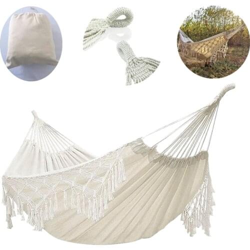 Hot Sale Outdoor Hammock Swing Large Garden Outdoor Indoor Hanging Decor