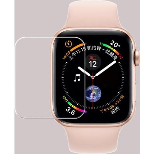 Full Curved Soft Tempered Glass Film For Apple Watch 38 40 42 44 mm Screen Protector on i Watch Band Strap 5 Protective Glass