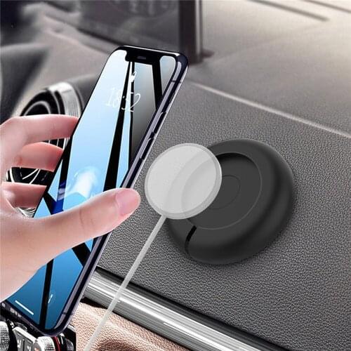 Silicone Suction Cup Stand for Apple Charger Wireless Charger Charging Stand Holder
