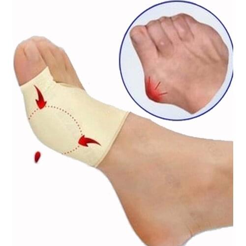 Bunion Protector Silicone Gel Sleeve Hallux Valgus Orthotics,Overlapping big Toe Orthopedic Toe Separator Foot Care Insoles XZ17