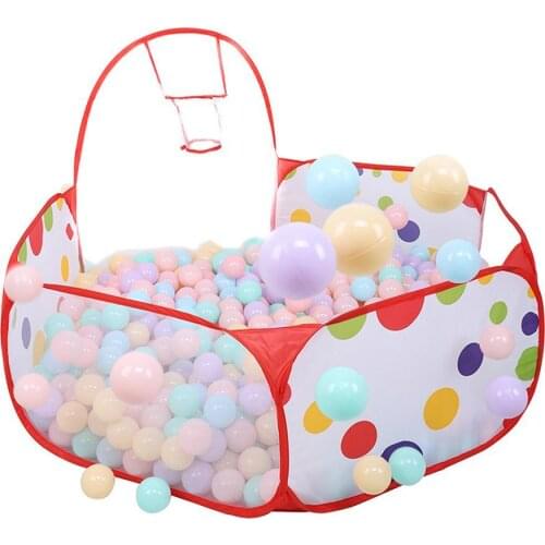 Foldable Children Basketball Ball Ocean Pool Play Tent Game House Children Outdoor Indoor Sports Educational Toy