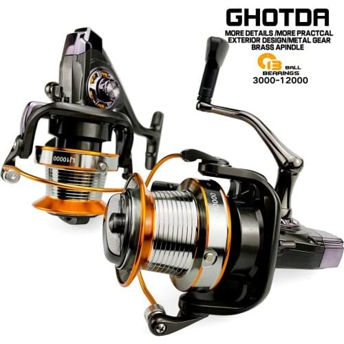 Surf Spinning Fishing Reel Jigging Trolling Long Shot Casting Big Sea Salt Water Fishing Reel 8-24 kg Drag Power 3000-12000
