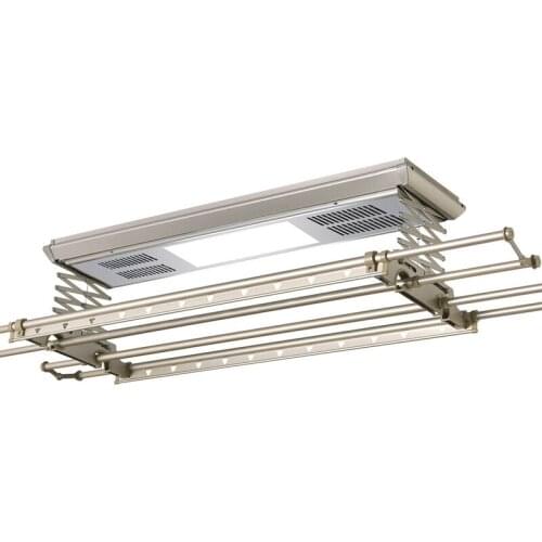 Clothes Hanger Multi-Function Remote Control Lifting LED Light Balcony Clothes Hanging Machine Drying Rack for Clothes