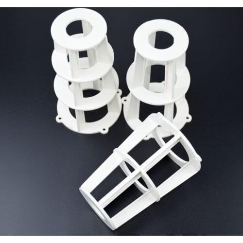 2 ~ 20 Pcs 8cm~15cm White PVC Floor Slab Thickness Controller Concrete Slab Thickness Controller Height Control Pipe Plastic