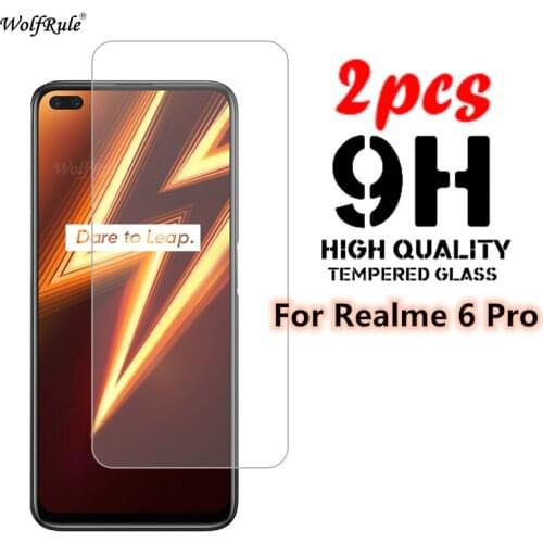 2PCS For OPPO Realme 6 Pro Glass For Realme 6 Pro Tempered Glass Full Cover Screen Protector Protective Glass For Realme 6 Pro