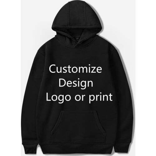 2021 Men/Women Custom hoodies DIY Text Logo Image Print High Quality Clothing Customized Sport Casual Sweatshirt Size 100-6XL
