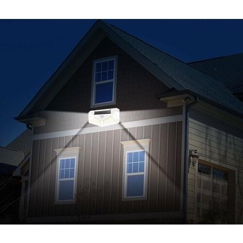 2X 100 LED Solar Powered Wall Light PIR Motion Sensor Light Ultra-bright 270 Degree For Outdoor Garden Yard Lighting Lamp