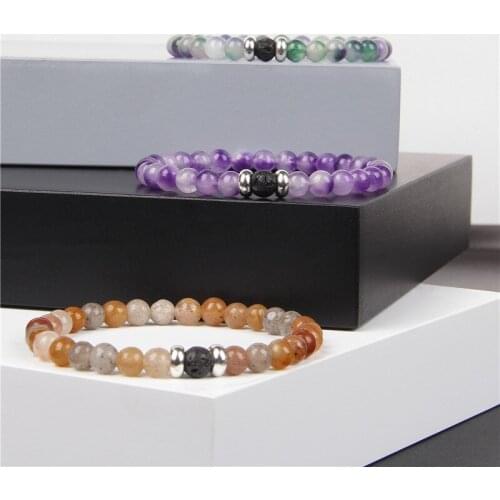 6mm Mini Energy Charm Bracelet Natural Stone Beads Yoga Healing Bracelet Jewelry for Women Men Best Friend Gifts Dropshipping
