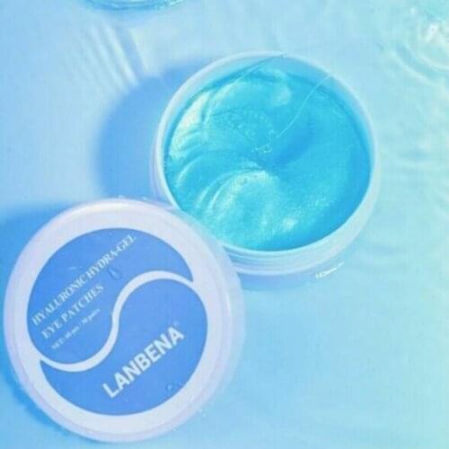 60Pcs Hyaluronic Acid Under Eye Patches Hydrogel Masks Deep Moisturize Anti-aginng Removes Eye Bags Dark Circles Skin Care