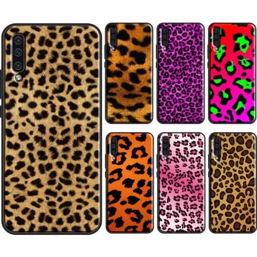 Neon Leopard Pattern Print Soft Case For Samsung A21S A20e A10 A20 A40 A50 A70 A12 A52 A11 A31 A41 A51 A71 M31 Coque