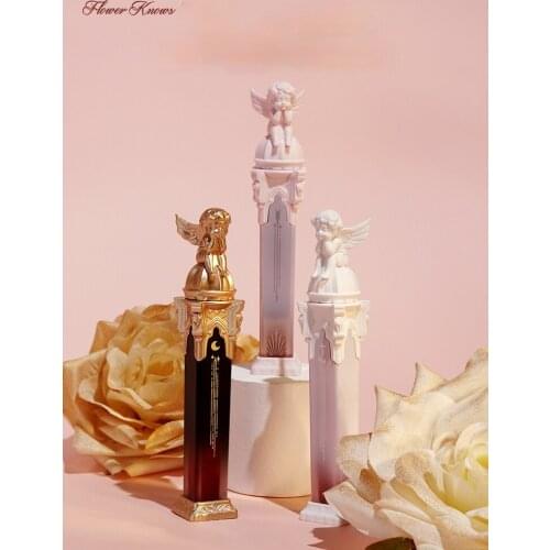 Flower Knows Little Angel Feather Lip Lacquer Matte Lipstick Velvet Light and Long-Lasting White