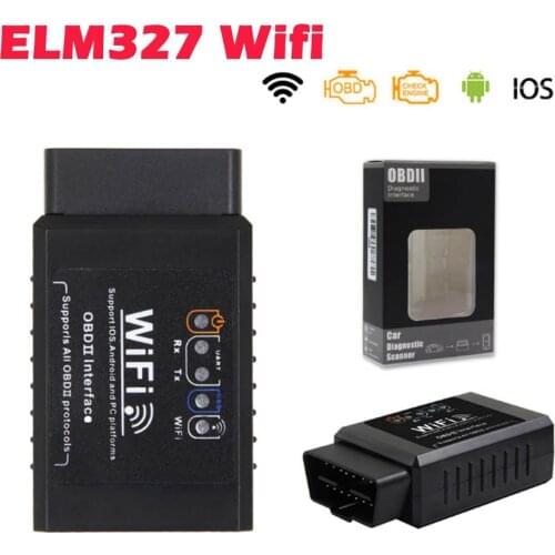 2020 ELM 327 V1.5 OBD2 Wifi Scanner For IOS/Android OBD OBD 2 Auto Car Diagnostic Auto Tool ELM327 V1.5 WI-FI Scaner Automotivo