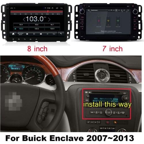 For Buick Enclave 2008~2013 Car Radio Audio Video Stereo CD DVD Player GPS BT Map Navigation Multimedia System