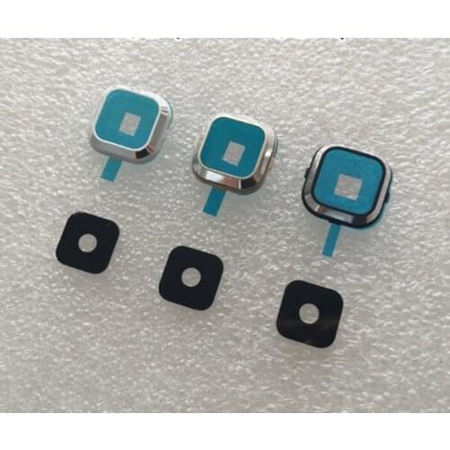 For Samsung Galaxy Note 5 N920 Back Rear Camera Lens Glass Cover Ring with Frame Holder Replacement Parts