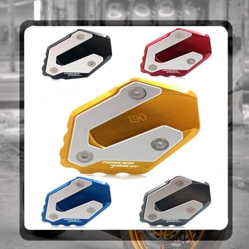 For YAMAHA MT 07 FZ07 Tracer700GT 700 GT XSR700 2020 2019 2018 Motorcycle Kickstand Foot Side Stand Extension Pad Support Plate