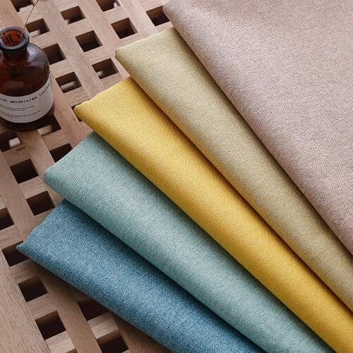 Cotton Linen Blended Fabric Handmade DIY Comfortable Wear-resistant Daily Necessities Household Items Tablecloth Pillow Fabrics