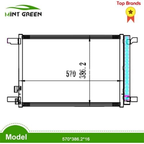 AC Condenser AW4-500-816-411-AH For Volkswagen