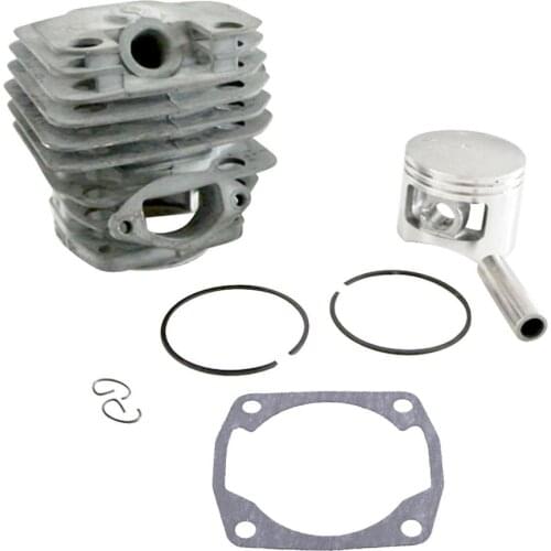 Chainsaw Engine Rebuild Part 45mm Cylinder Piston Pin Gasket Kit Fit For Chinese 5200 52cc Chain saw Part Kiam Silverline