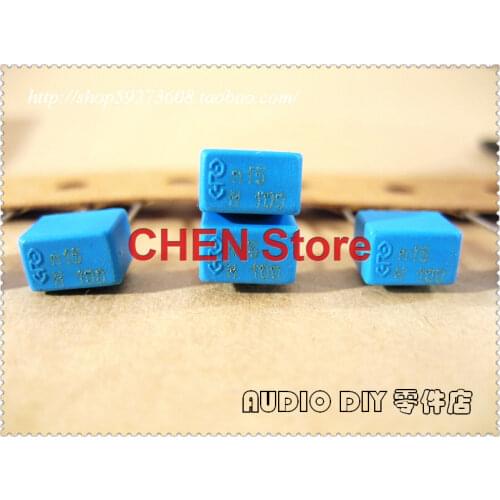 10PCS/20PCS Vishay ERO KP1830 150pF/100V 2.5% P5MM blue Polypropylene film capacitor 151/100v Hi-Fi Audio 0.15nF 100V 151