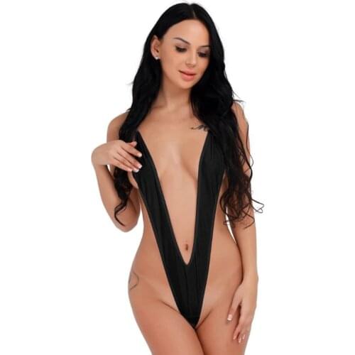 Thong Bathing Suit Swimsuit Solid Swimwear 2018 Women Sunbath G String One Piece Swimsuit Brazilian Biquine Micro Mini Bikini