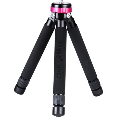 Manbily MT-02 Mini Tisch Aluminium Stativ Perfekt für Mirroless Handy Gorpo Kompakte Kamera schießen Stativ/w Kopf/w phoneSuppo