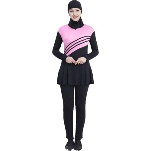 Muslim Swimwear Sets Plus Size Muslim Swimsuit Islamic Lady Conservative Bathingsuit Full Cover Beach Hijab Swimsuits Burkinis