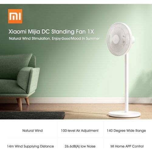 Xiaomi Mijia Floor Fan DC Frequency Conversion Pedestal Fans House Standing Fans Air Conditioner Natural Wind WiFi APP Control