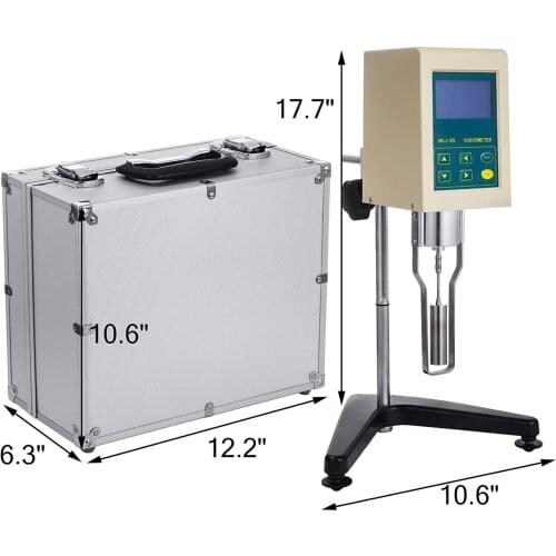 NDJ-8S Digital Rotational Viscometer Viscosity Tester NDJ8S Digital Rotary Viscometer 1-2000000mPa.s