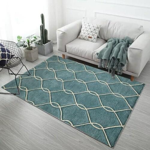New small fresh living room Home Nordic carpet Machine washable carpet Modern minimalist carpet living room rug
