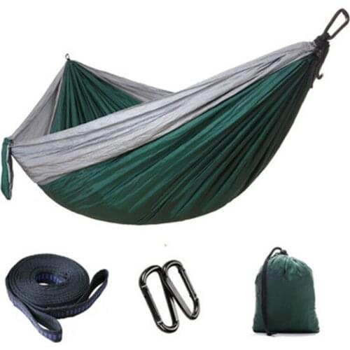New Outdoor Swing Hammock Garden Double Canvas Parachute Bed Fashion Portable Picnic Camping Leisure Outdoor Products