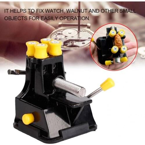 Professional Adjustable Watch Back Case Holder Opener Workbench Cover Remover Watch Case Opener Watch Repair Tool for Watchmaker