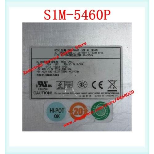 S1M-5460P 460W Disk Array Server Module Power Supply Tested 90% New