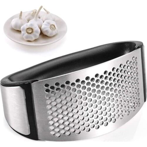 SAMPURCHASE Stainless Steel Garlic Masher