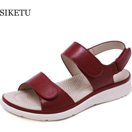 New Summer Wedge Buckle Women Sandals Open Toe Gladiator Sandals Women Casual Vacation Women Platform Sandals Beach shoes hy59