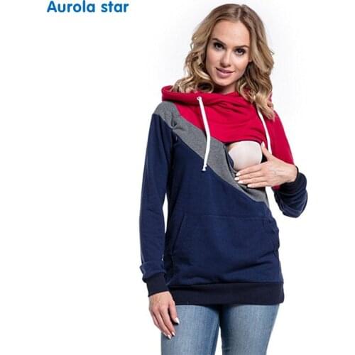 Long Sleeve Hoodies For Pregnancy Maternity Winter Clothing Hoodies Coat Plus Size Women Clothing Coat for Pregnancy women Top
