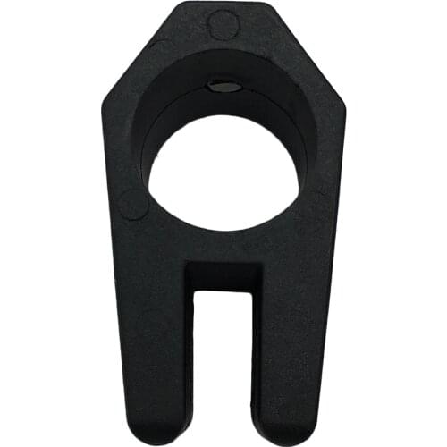 Heavy Duty Boat Yacht Jaw Slide Hinged Jaw-Like Slide Frame Nylon Black