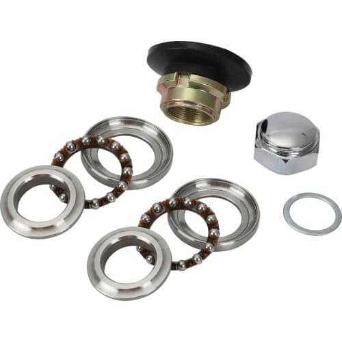 Steering Bearing Fork Stem Dust Seal Assembly Triple Tree Nut For HONDA ATC 70cc 110cc 185cc 200cc ATC70 ATC110 ATC185