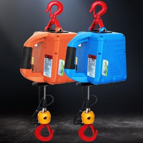 100KG Portable 220V Small Crane Simple Air Conditioning Installation Tool Electric Lifting Machine Device Household Equipment