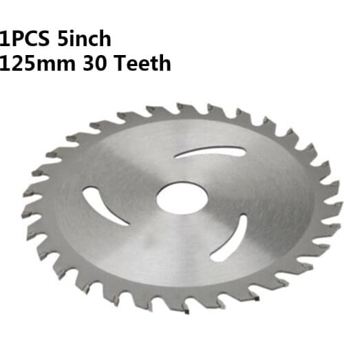 5" 125mm Circular Saw Blade Wood Cutting Disc For Woodworking 30Teeth 20mm Bore
