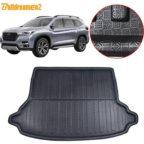 Buildreamen2 Car Accessories Trunk Mat Floor Tray Boot Liner Tail Cargo Mud Carpet Pad For Subaru Forester 2019