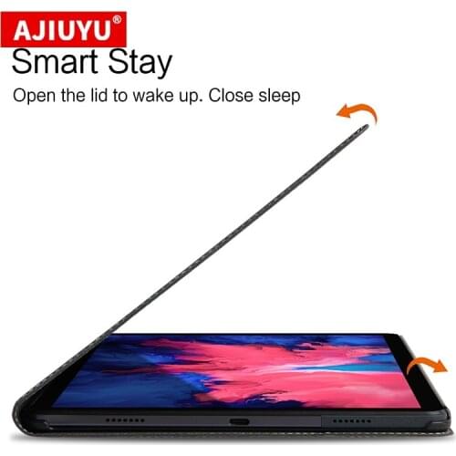 Case Cowhide For Lenovo Tab P11 TB-J606F 11" Tablet Protective Cover Genuine Leather For Lenovo Tab P11 Pro TB J606 Stand Case