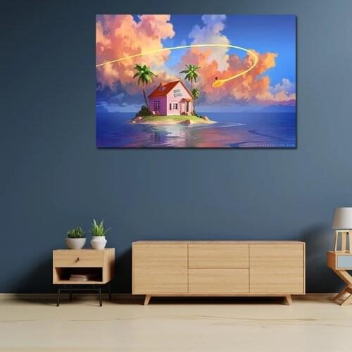 Classic Anime Dragon Ball Poster Goku Canvas Painting Mural Wall Picture Living Room Kids Bedroom Home Cuadros Decoration