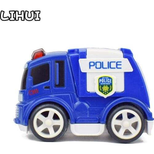 Diecast Police Vehicles Mini Pull Back Car Model Toys for Boys Girls Children Toy Metal Alloy Car Toys Model for Kids Xmas Gifts