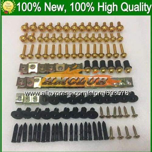 Fairing bolts full screw kit For KAWASAKI ZX14R 06 07 08 09 11 ZX 14R ZX-14R 2006 2007 2008 2009 2011 CL49 Nuts bolt screws Nut