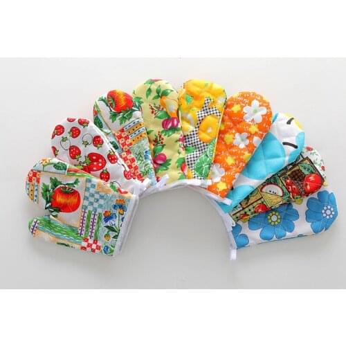 1PC Kitchen Thickened Heat-insulating Gloves Microwave Oven Special Household Anti-scalding Gloves High Temperature Baking Tools