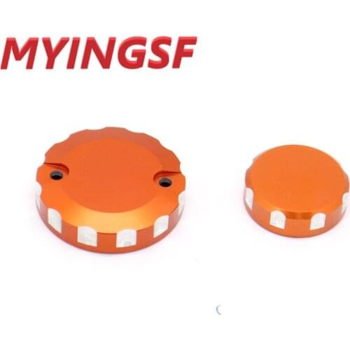 Front Brake Clutch Rear Brake Reservoir Cover For KTM 690 DUKE 2008 2009 2010 Motorcycle Accessories CNC Oil Fluid Cap