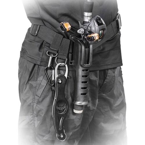 Adjustable Fishing Waist Belt Padded Fishing Rod Tie Holder Tackle Fishing Rod Carry Strap Wrap Band Outdoor Fishing Tools