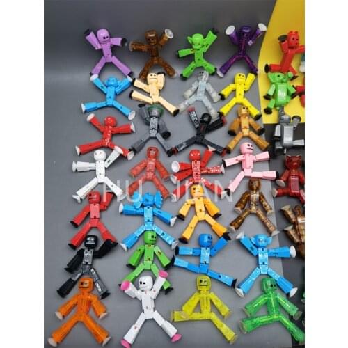 Sucker Robot Stickman Twistle PVC Photography Doll Animal Boys Childrens Gift Toys