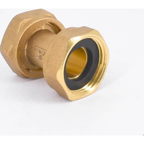 1" BSP Female Brass Union Pipe Fitting Water Gas Oil For Water Meter
