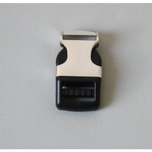 1 Pcs Contoured plastic buckle durable hardware for 20mm safety closed DIY puppy dog collar accessories zinc alloy